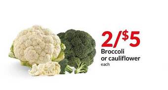 Hy-Vee Broccoli Or Cauliflower offer