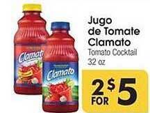 Los Altos Ranch Market Jugo De Tomate Clamato offer