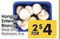 Los Altos Ranch Market Hongos Enteros Blanco offer