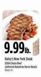 Nob Hill Raley's New York Steak offer