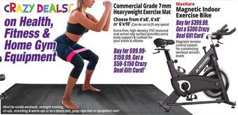 Ocean State Job Lot Maxkare Magnetic Indoor Exercise Bike offer