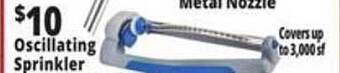 Ocean State Job Lot Oscillating Sprinkler offer