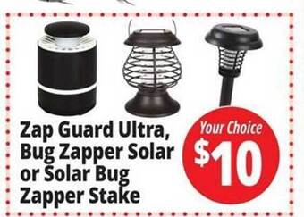 Ocean State Job Lot Zap Guard Ultra, Bug Zapper Solar Or Solar Bug Zapper Stake offer
