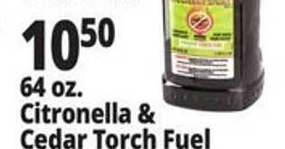Ocean State Job Lot 64 Oz. Citronella & Cedar Torch Fuel offer