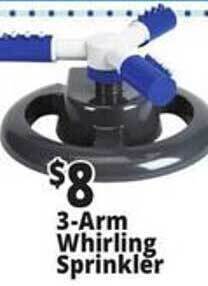 Ocean State Job Lot 3-arm Whirling Sprinkler offer