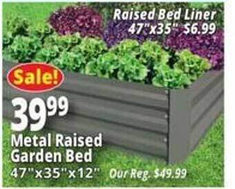 Ocean State Job Lot Metal Raised Garden Bed offer
