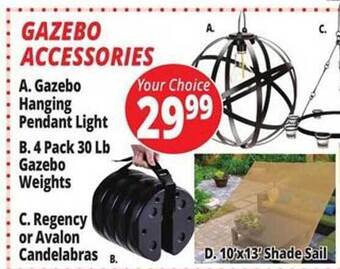 Ocean State Job Lot Gazebo Accessories offer