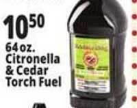 Ocean State Job Lot 64 Oz. Citronella & Cedar Torch Fuel offer
