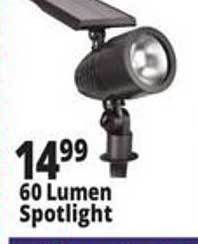 Ocean State Job Lot 60 Lumen Spotlight offer
