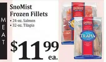 Rosauers SnoMist Frozen Fillets offer