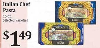 Rosauers Italian Chef Pasta offer