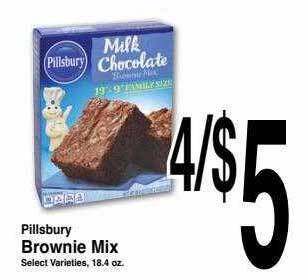 Super Saver Pillsbury Brownie Mix offer