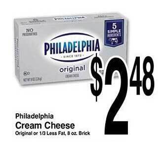 Superior Grocers Philadelphia Cream Cheese offer