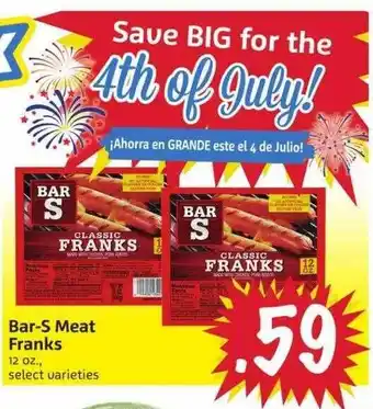 Foodmaxx Bars Meat Franks offer