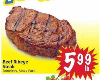 Foodmaxx Beef Ribeye Steak offer
