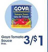 Price Rite Goya Tomato Sauce offer