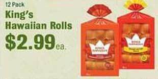 Robert Fresh Market King's Hawaiian Rolls offer