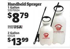 Rural King Handheld Sprayer offer