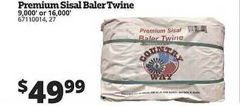 Rural King Premium Sisal Baler Twine offer