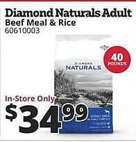 Rural King Diamond Naturals Adult offer