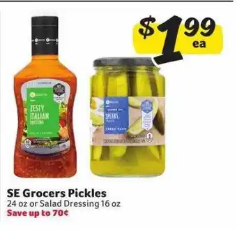 Winn Dixie Se Grocers Pickles Or Salad Dressing offer