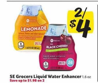 Winn Dixie Se Grocers Liquid Water Enhancer offer