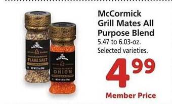 Safeway McCormick Grill Mates All Purpose Blend offer
