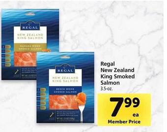 Safeway Regal New Zealand King Smoked Salmon offer