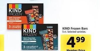 Safeway Kind Frozen Bars offer