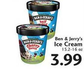 Sunset Foods Ben & Jerry's Ice Cream offer
