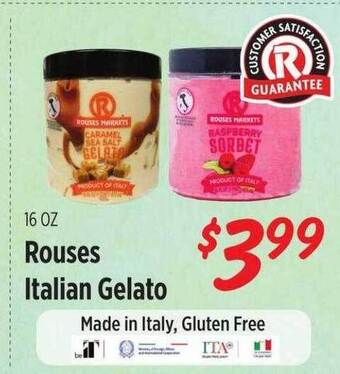 Rouses Rouses Italian Gelato offer