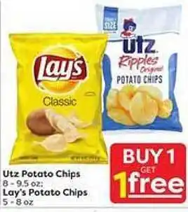 Weis Markets Utz Potato Chips, Lay's Potato Chips offer