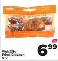 Weis Markets Weis2Go Fried Chicken offer
