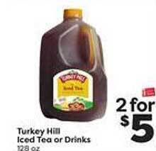 Weis Markets Turkey Hill Iced Tea Or Drinks offer