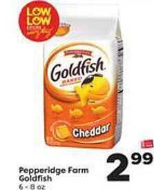 Weis Markets Pepperidge Farm Goldfish offer