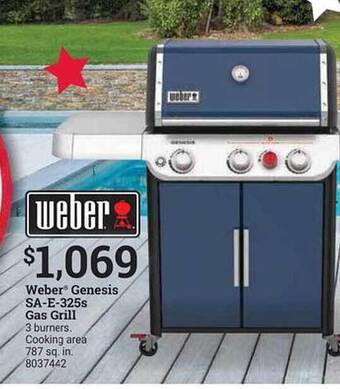 Ace Hardware Weber Genesis Sa-e-325s Gas Grill offer