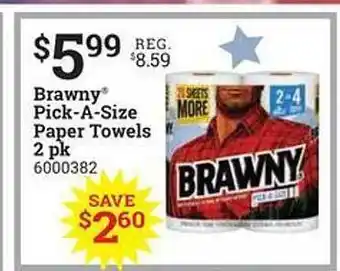 Ace Hardware Brawny Pick-a-size Paper Towels 2 Pk offer