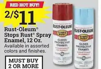 Ace Hardware Rust-oleum Stops Rust Spray Enamel, 12 Oz. offer