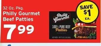 Hannaford Philly Gourmet Beef Patties offer