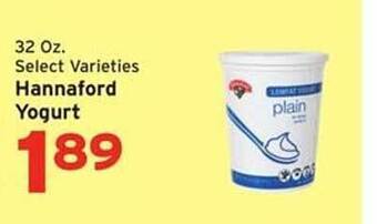 Hannaford Hannaford Yogurt offer