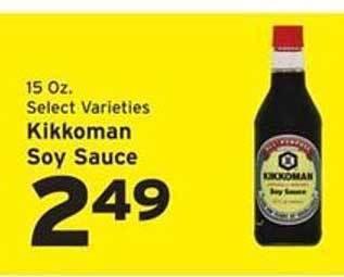 Hannaford Kikkoman Soy Sauce offer