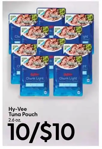 Hy-Vee Hyvee Tuna Pouch offer