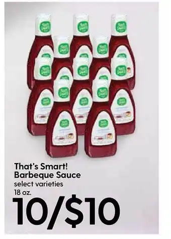 Hy-Vee That's Smart! Barbeque Sauce offer