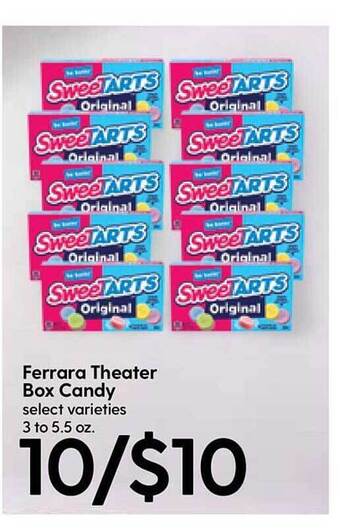 Hy-Vee Ferrara Theater Box Candy offer
