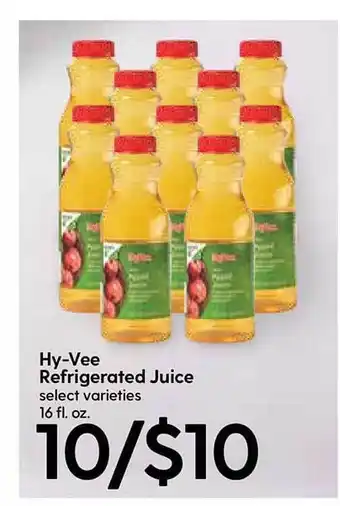 Hy-Vee Hyvee Refrigerated Juice offer