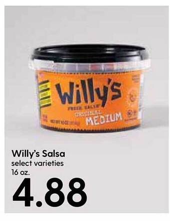 Hy-Vee Willy's Salsa offer
