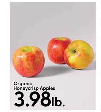 Hy-Vee Organic Honeycrisp Apples offer