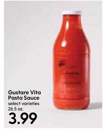 Hy-Vee Gustare Vita Pasta Sauce offer