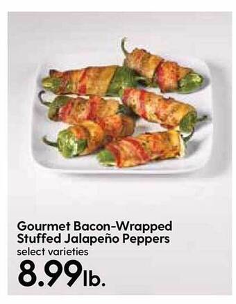 Hy-Vee Gourmet Baconwrapped Stuffed Jalapeño Peppers offer