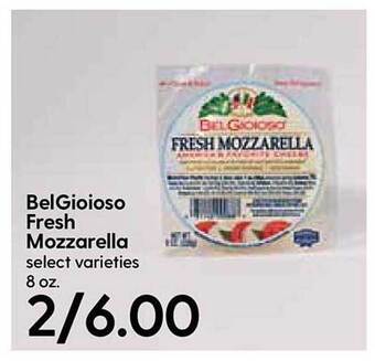 Hy-Vee Belgioioso Fresh Mozzarella offer